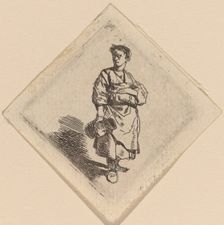 The Woman with the Jug, Standing. Creator: Cornelis Bega