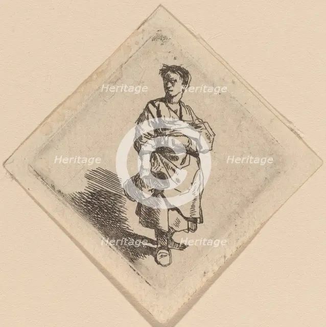 The Woman with the Jug, Standing. Creator: Cornelis Bega.
