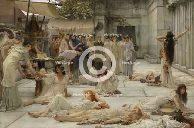 The Women Of Amphissa, 1887. Creator: Sir Lawrence Alma-Tadema.