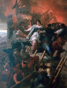 The Women of Eger 1867. Artist: Bertalan Szekely