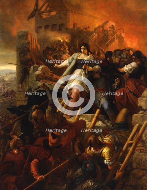 The Women of Eger, 1867. Artist: Székely, Bertalan (1835-1910)