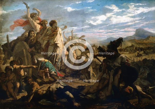 'The Women of Gaul', c1827-1893. Artist: Auguste Barthelemy Glaize