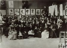 The women of the Académie Julian , 1880-1890. Creator: Anonymous