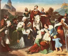The Women of Weinsberg, 21 December 1140 (1936). Creator: Unknown