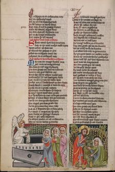 The Women at the Tomb: Noli me tangere; Weltchronik, about 1400-1410. Creator: Unknown