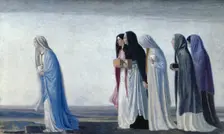 The Women going to the Sepulchre, 1912. Creator: Robert Anning Bell