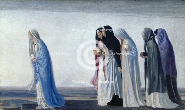 The Women going to the Sepulchre, 1912. Creator: Robert Anning Bell.