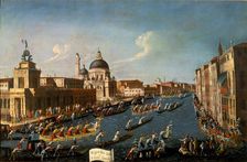 The women's regatta on the Grand Canal, 1779-1792. Creator: Bella, Gabriele (1730-1799)