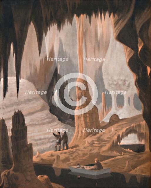 'The Wonder and Beauty of a Stalactite Cave', 1935. Artist: Unknown.