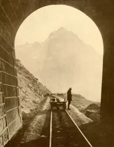 The Wonderful Trans-Andine Railway 1930. Creator: ENA