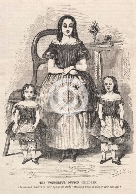 The Wonderful Dutton Children, 1859. Creator: Winslow Homer (American, 1836-1910).