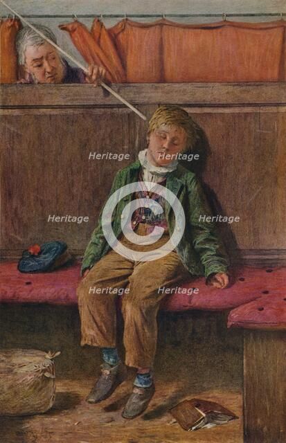 'The Word and a Blow', 1875. Artist: Henry Benjamin Roberts.