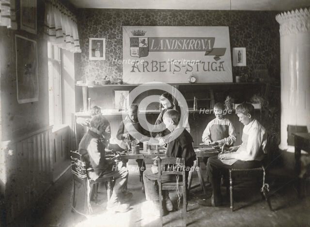 The Work Cottage, Landskrona, Sweden, 1905. Artist: Unknown