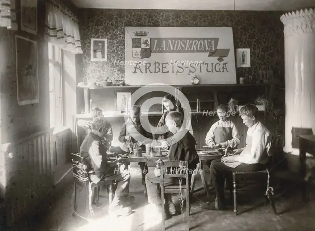 The Work Cottage, Landskrona, Sweden, 1905. Creator: Unknown.