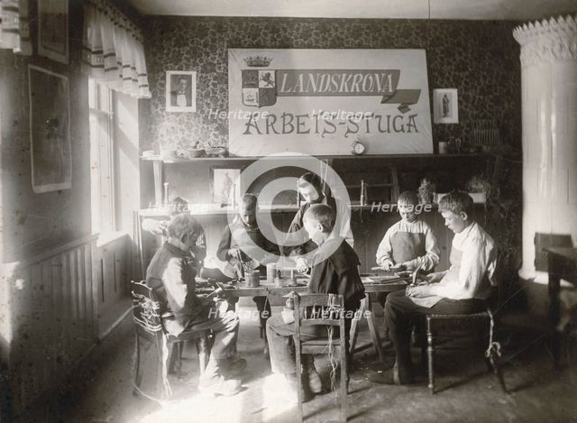 The Work Cottage, Landskrona, Sweden, 1905. Creator: Unknown.