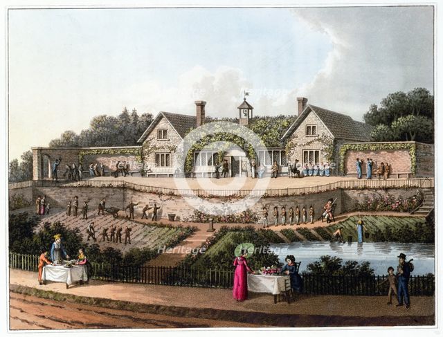 'The Work House', 1816. Creator: Humphry Repton.