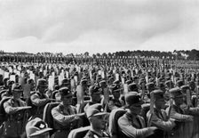 The work soldiers Nuremberg Rally, Germany, 1935