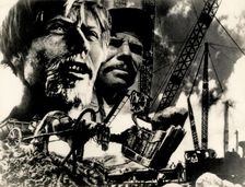 The Worker and the Farmer , 1931. Creator: Lissitzky, El (1890-1941)