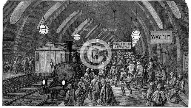 'The Workmen's Train', 1872. Artist: Unknown