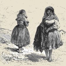 The workmens wives; About the Chincha Islands 1875. Creator: Unknown