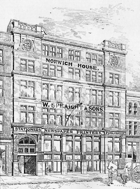 'The Works at Norwich Street', 1916. Artist: Unknown.