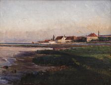 The Works at Kastrup in evening light, 1894. Creator: Albert Gottschalk