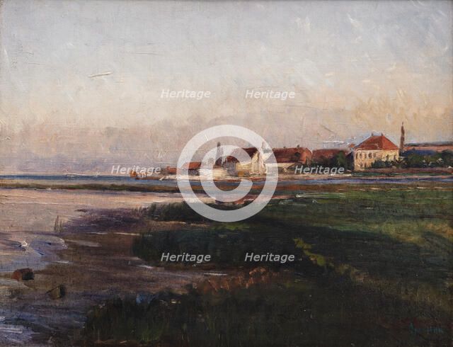 The Works at Kastrup in evening light, 1894. Creator: Albert Gottschalk.