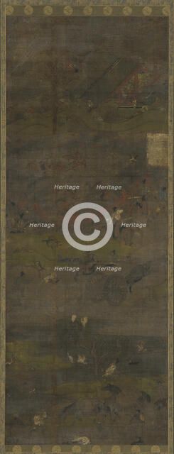 The World of Men and Animals, Kamakura period, 14th century. Creator: Unknown.