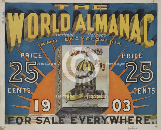 The world almanac, c1895 - 1911. Creator: Unknown.
