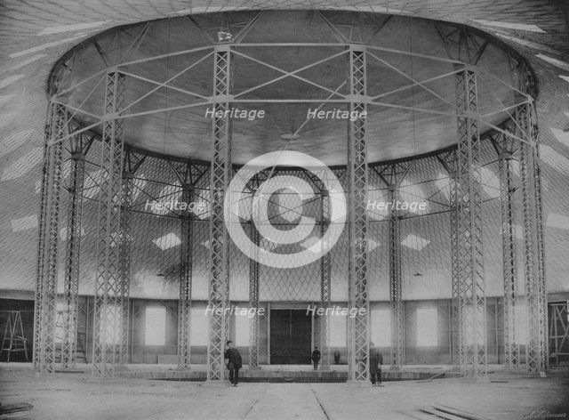 The World First Membrane roof and steel gridshell in the Rotunda by Vladimir Shukhov, Nizhny Novgorod, 1896.