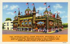 The World's Only Corn Palace, Mitchell, South Dakota USA, 1940