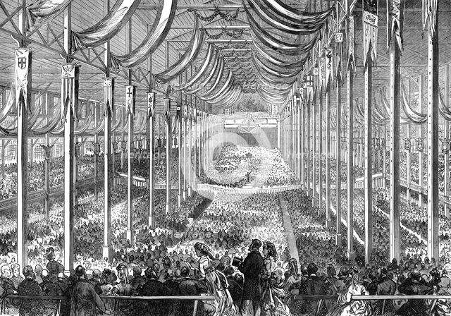 The World's Peace Jubilee and International Musical Festival at Boston, 1872. Creator: Unknown.