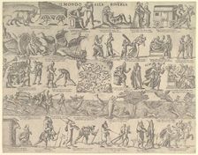 The World Turned Upside Down (Il Mondo alla Riversa), 1552-79. Creator: Nicolo Nelli