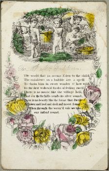 The World That Is (valentine), c.1830. Creator: Unknown