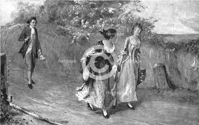 ''The World Went Very Well Then", after John Pettie, R.A. ', 1890. Creator: Unknown.