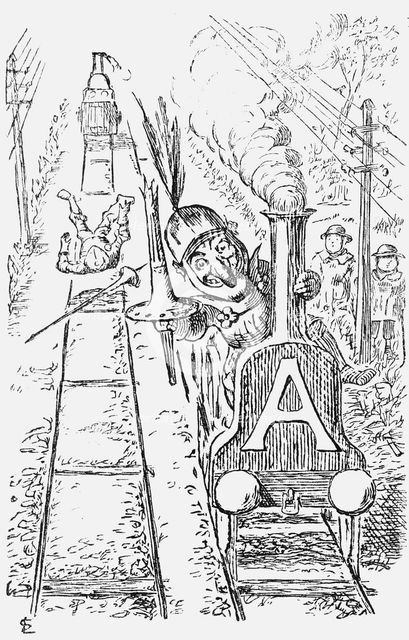 'The Worst Managed Railway Running Out of London', 1868. Creator: Edward Linley Sambourne.