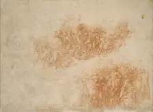 The Worship of the Brazen Serpent, 16th century. Artist: Michelangelo Buonarroti
