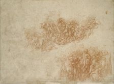 The Worship of the Brazen Serpent, 16th century. Artist: Michelangelo Buonarroti