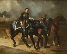 The wounded Cuirassier, 1830s