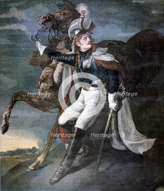 'The Wounded Cuirassier', 1893. Artist: Theodore Gericault
