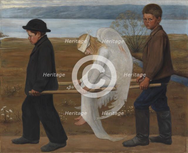 The Wounded Angel, 1903. Creator: Hugo Simberg.