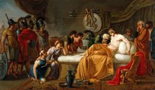 The wounded Alcibiades. Creator: Jean Charles Nicaise Perrin