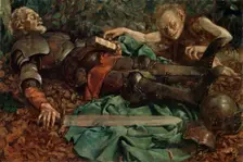 The Wounded Knight 1931. Artist: Jacques Laudy