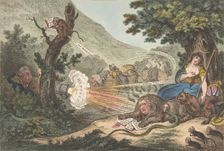 The Wounded Lion, July 16, 1805., July 16, 1805. Creator: James Gillray