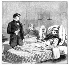 The wounded soldier's toast to the Queen, c1850s, (1888)