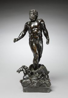 The Wrath of Neptune, late 1500s to early 1600s. Creator: Tiziano Minio (Italian, 1511/12-1552), cast after a model by