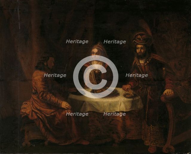 The Wrath of Ahasuerus, 1640-1724. Creator: Unknown.