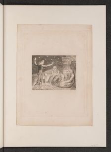 The Wrath of Elihu, 1825. Creator: William Blake