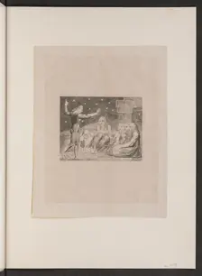 The Wrath of Elihu, 1825. Creator: William Blake