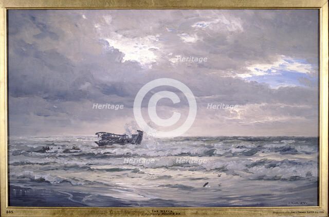 'The Wreck', 1875. Artist: Henry Moore